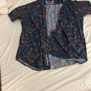 Robert Graham Multicolor Geometric Casual Button Down Shirt